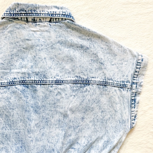 BLANKNYC Head Backstage Acid Wash Denim Romper Jumpsuit - Picture 13 of 15